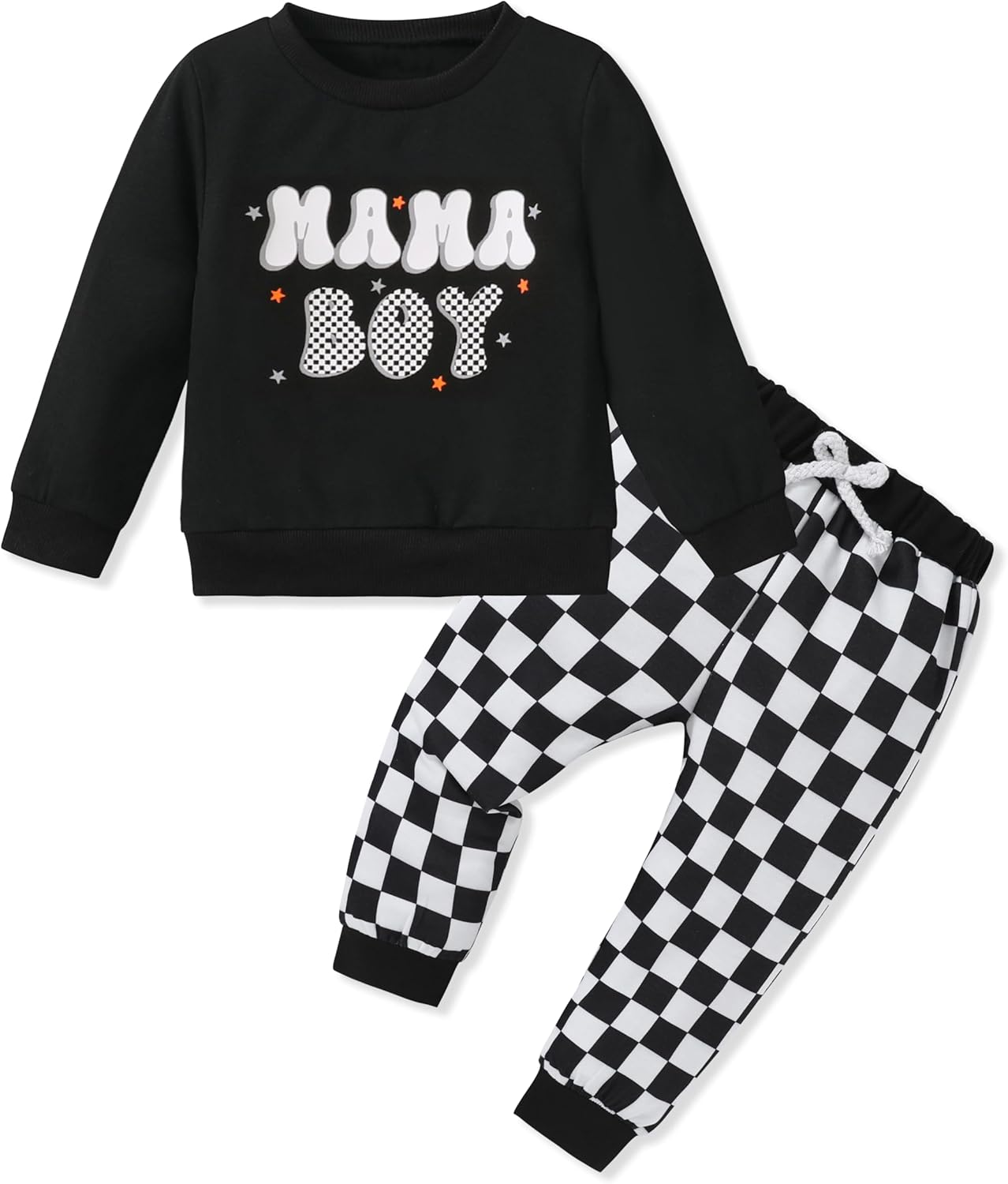 SanMio Toddler Boys Outfits 2PCS FallWinter Long Sleeve Pullover Set