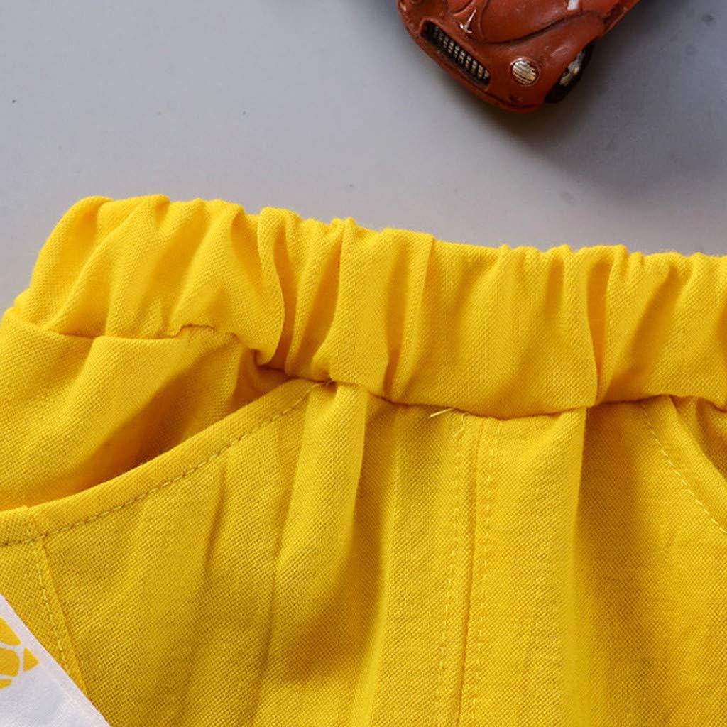 Clothing Set - Pineapple T-Shirts Shorts for Boys