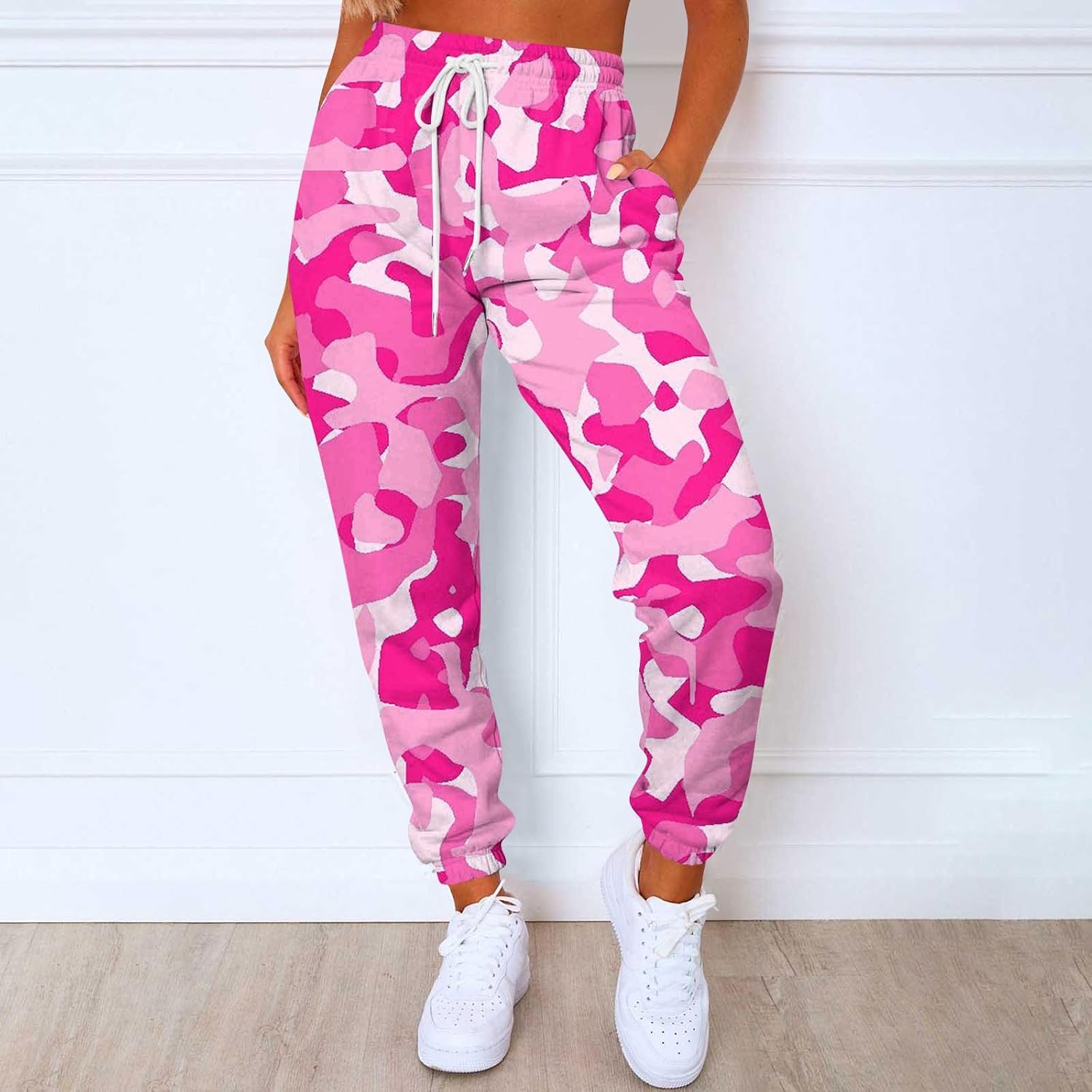 Premium Wide Leg Cargo Sweatpants for Women