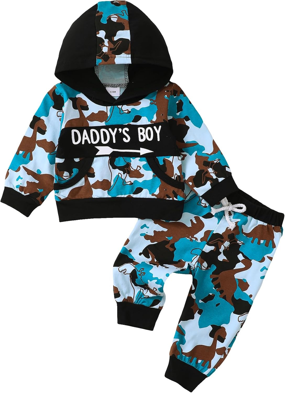 Camouflage Long Sleeve Baby Set for Boys