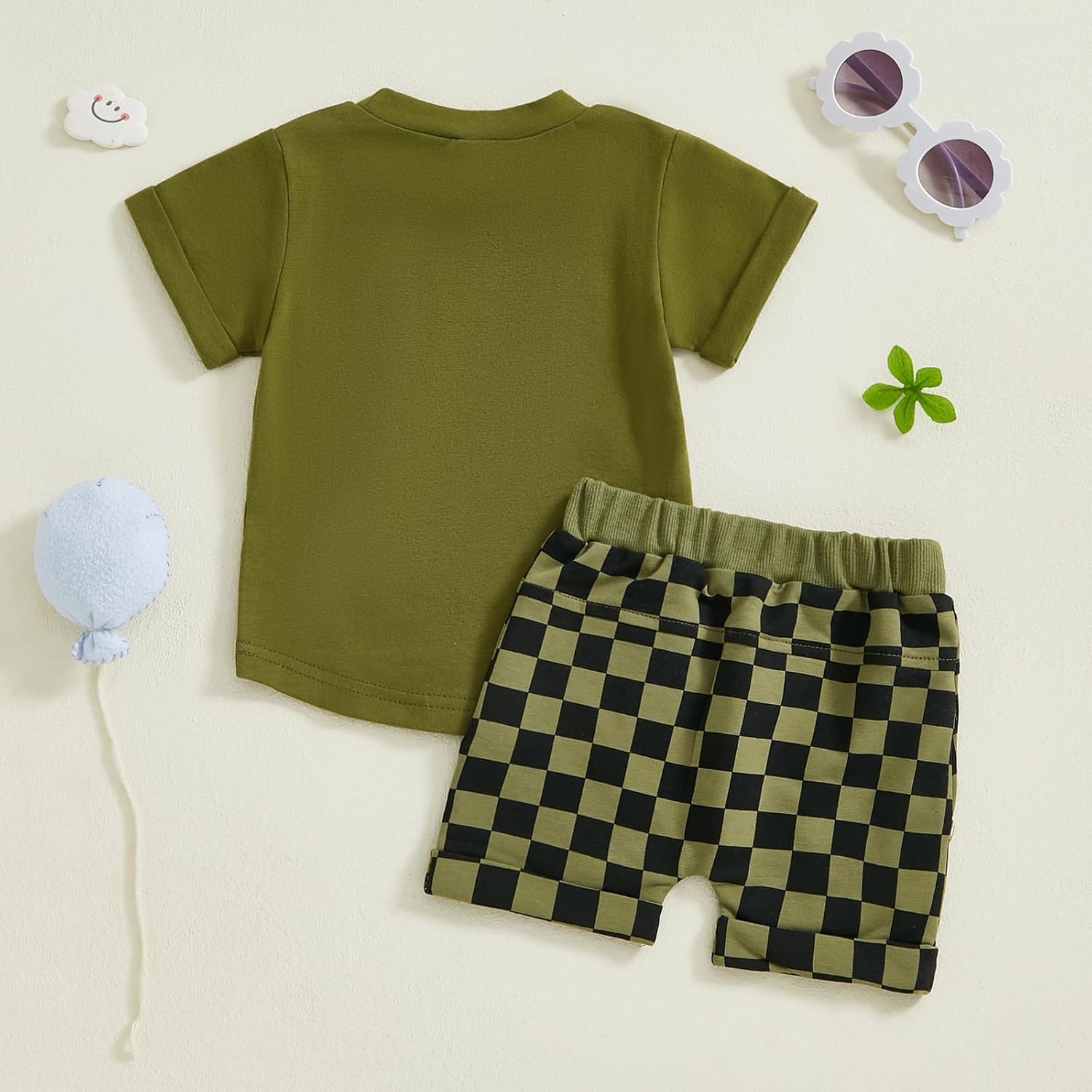 Kuriozud Toddler Boys Summer Outfit 3-24 Months
