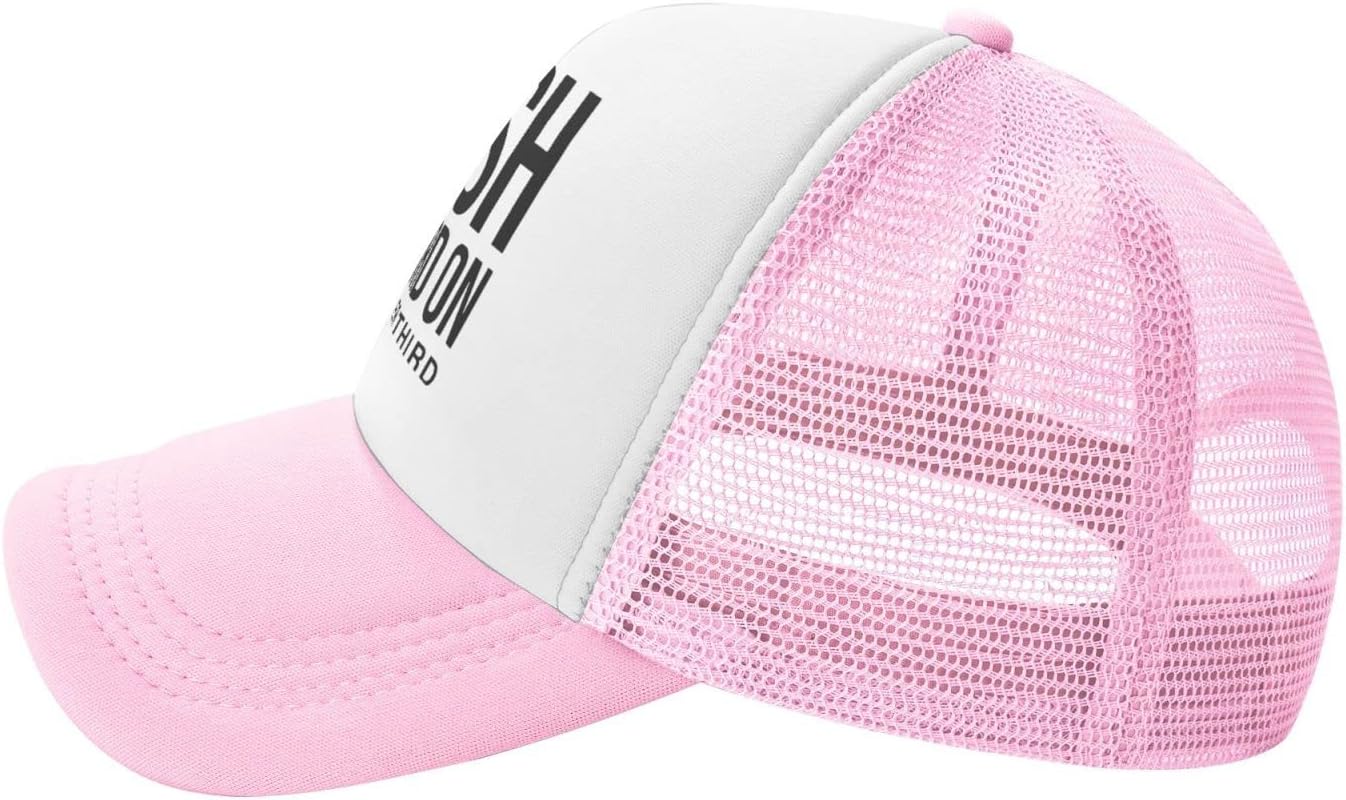Funny Baseball Cap Adjustable for Men Women Pink