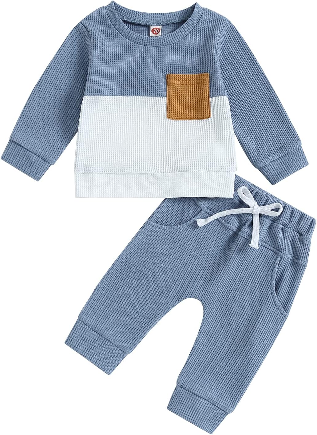 Cozy Fall Winter Toddler Boys Outfit - Soft Cotton-Polyblend