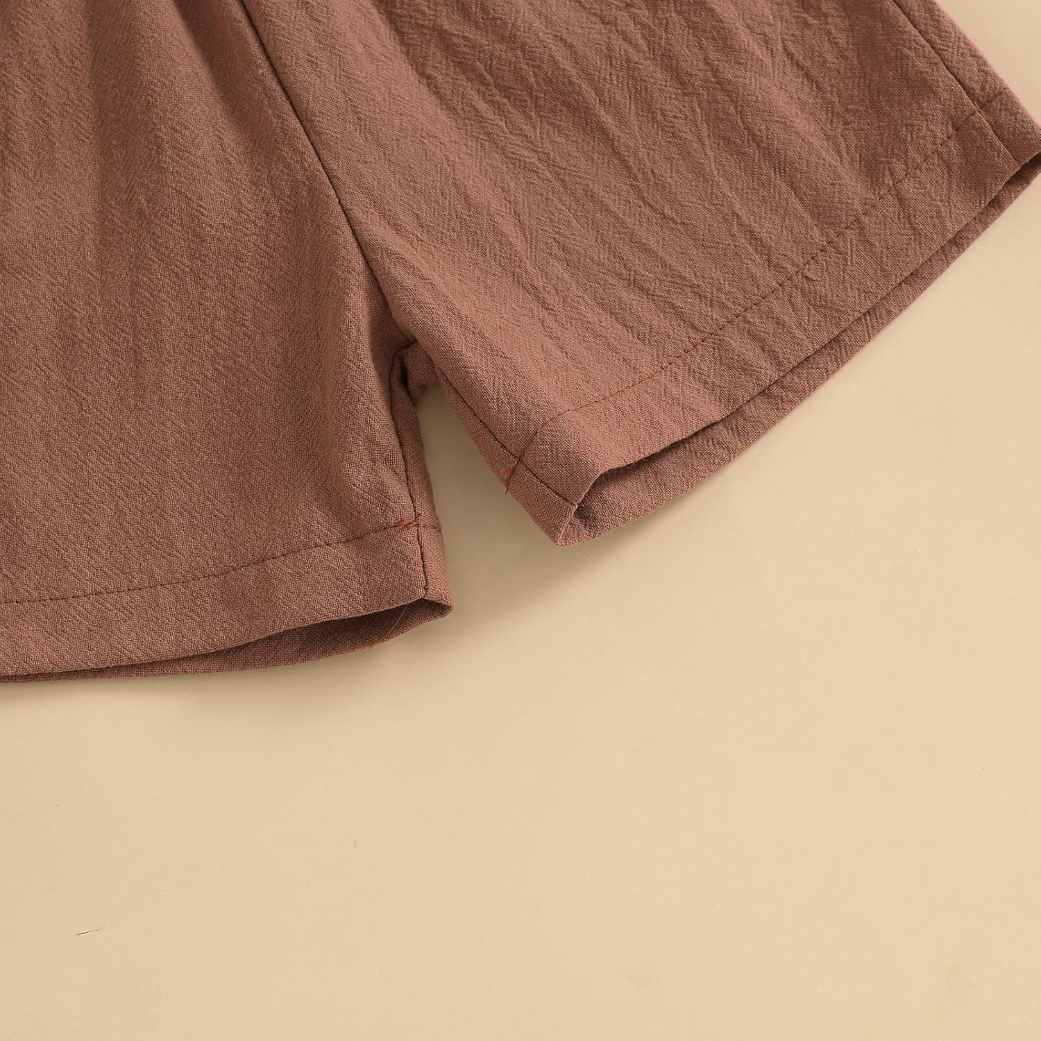 NIBBCOA Toddler Easter Set - Button-Up Shorts with Bowtie
