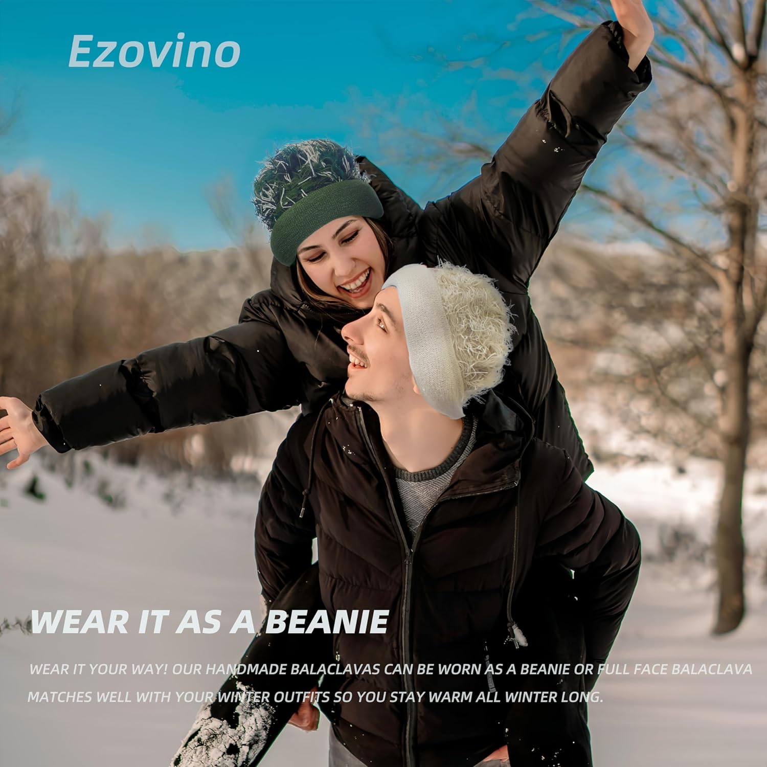Stylish Durable Balaclava Ski Mask for MenWomen Full Face Face Protection