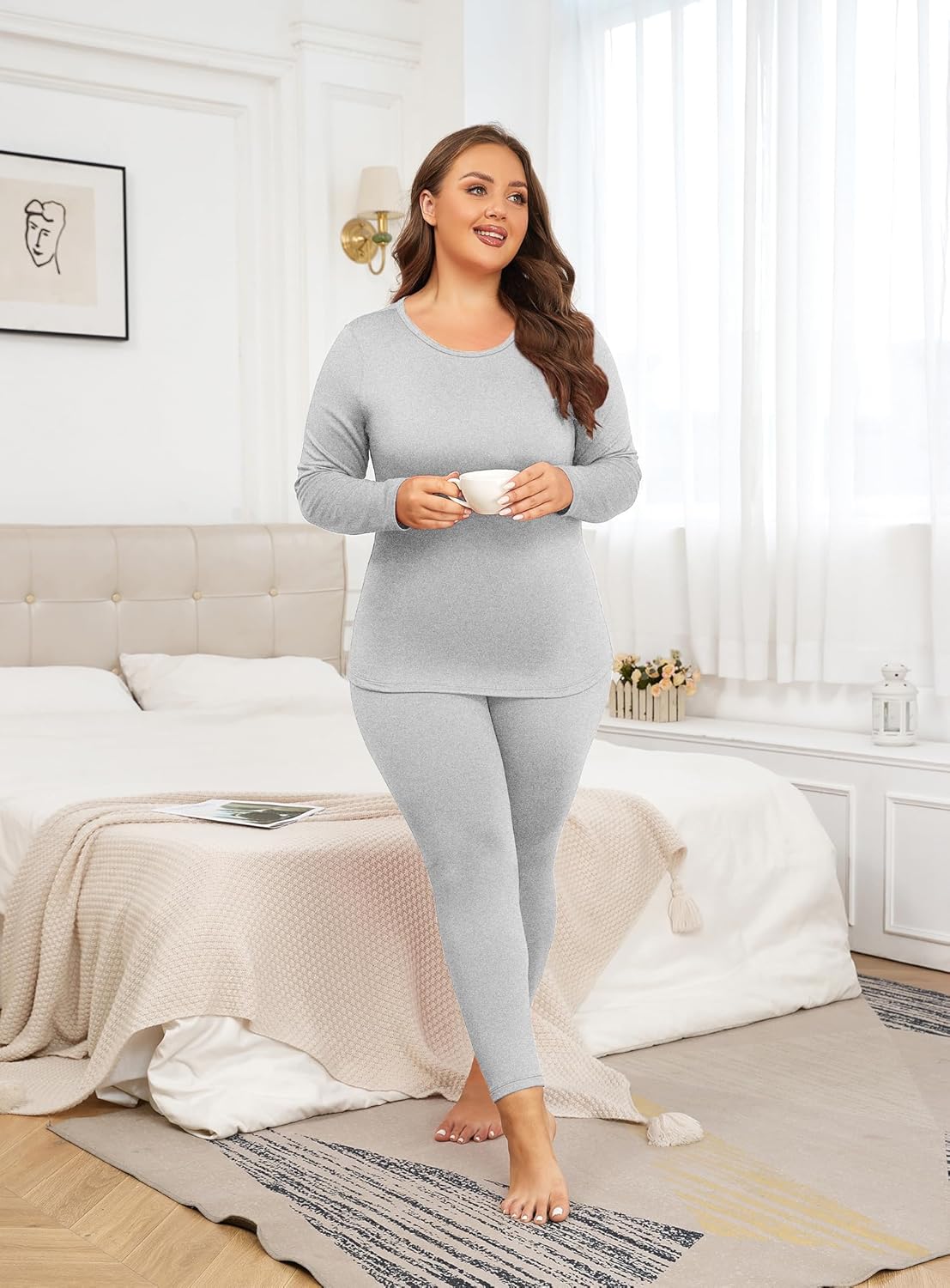 Womens Plus Size Thermal Set XL-5XL