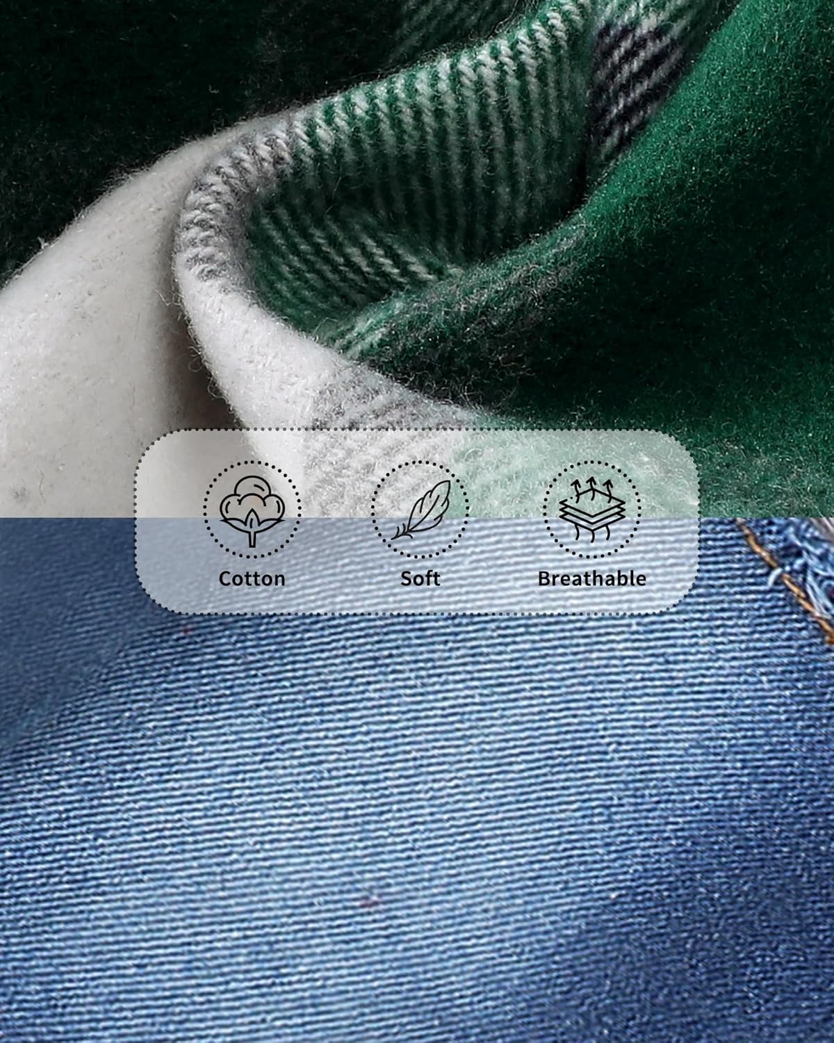 High-Quality Toddler Boys Plaid Jean Set