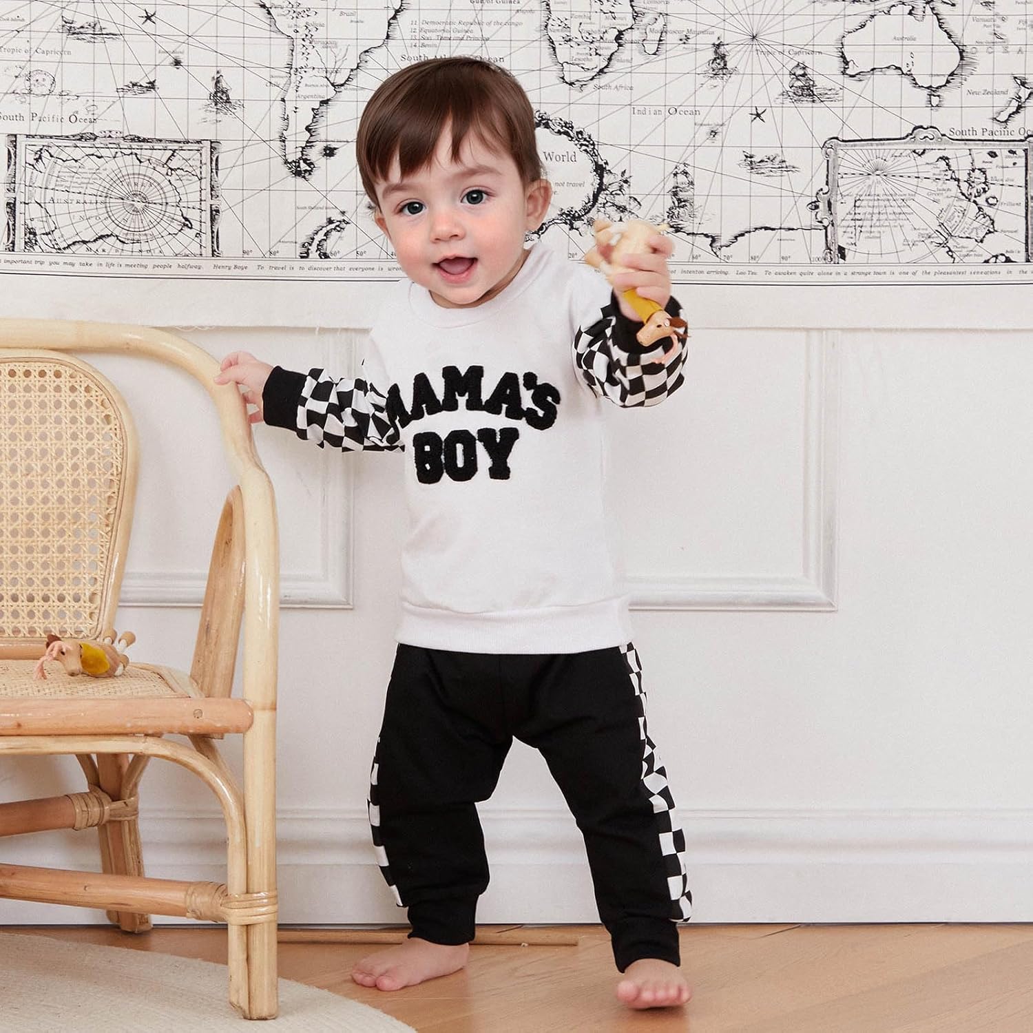 2-Piece Toddler Boys Fall Outfits Set