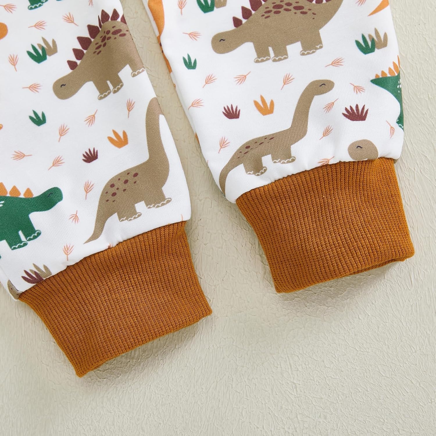 Cute Letter Dinosaur Toddler Boy Outfit - Soft Wobbly