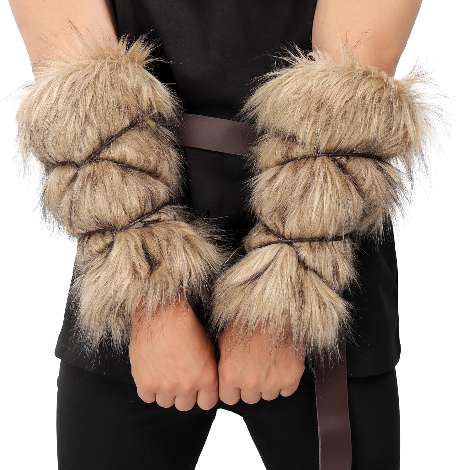 KUOIN Faux Fur Arm Wrap