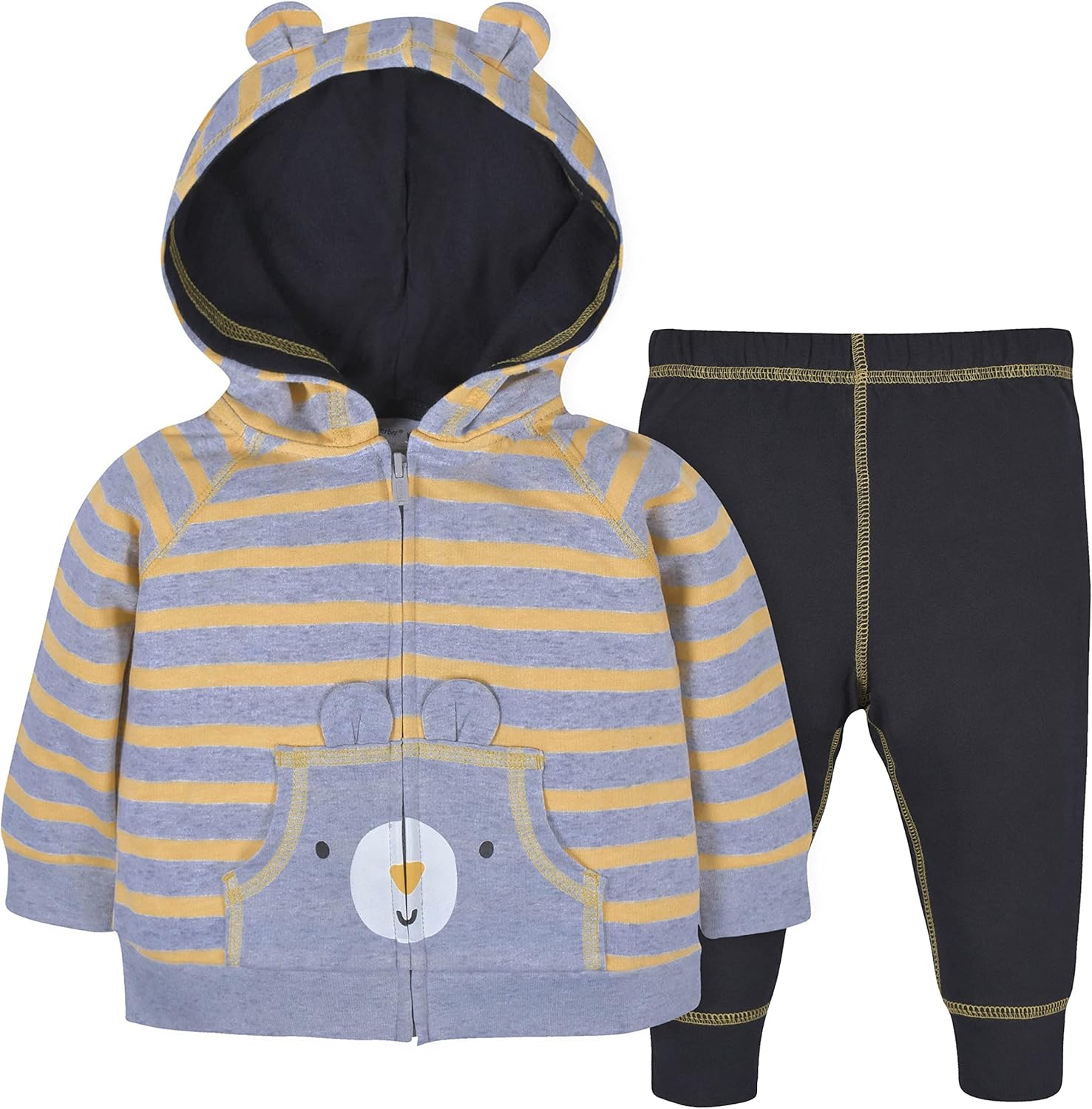 Perfect for Boys Zip Hoodie Jogger Clothing Set