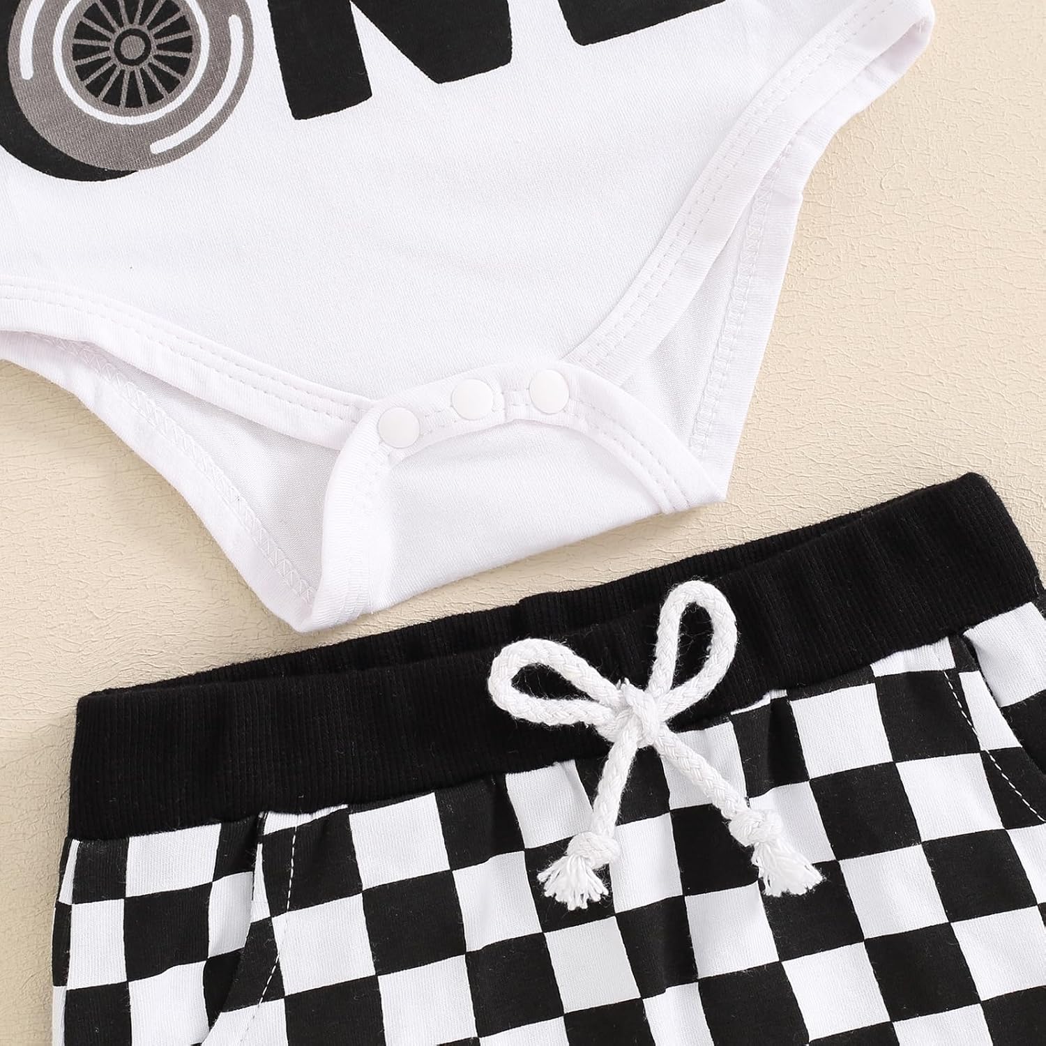 Suolongsama 1st2nd Birthday Boy Outfit Set For Car Race