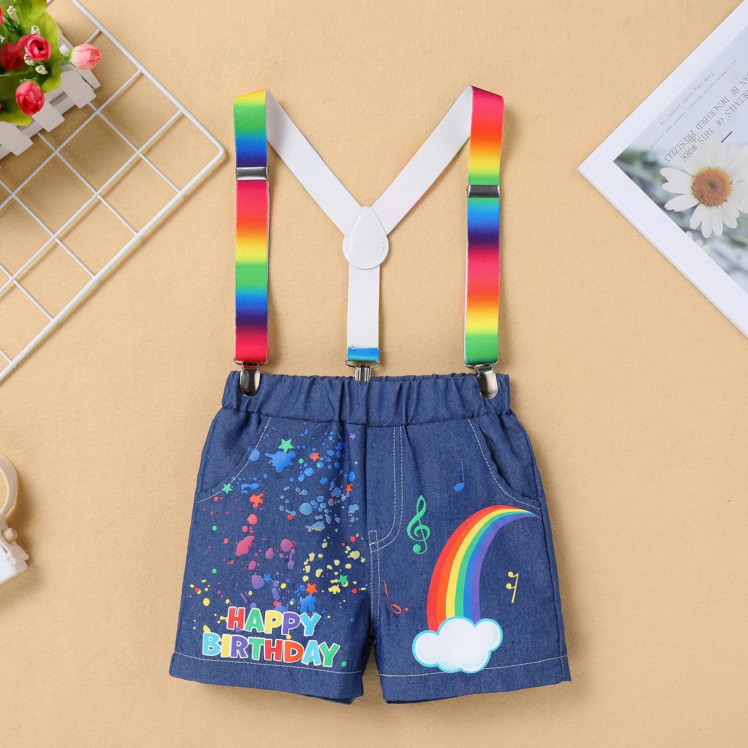 IBTOM CASTLE - Melon Romper 1st 5th Birthday