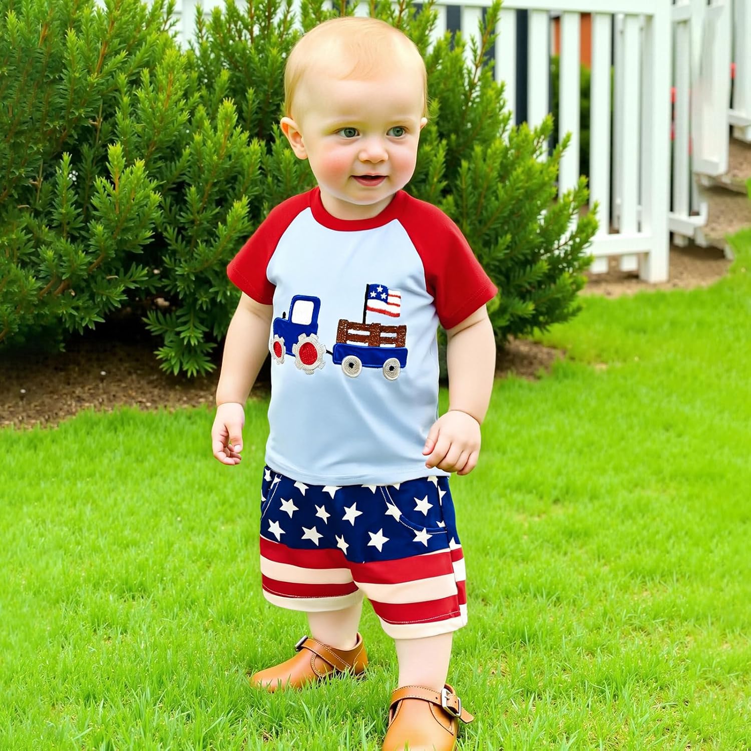 4th of July Patriotic Toddler Set - Comfort Style
