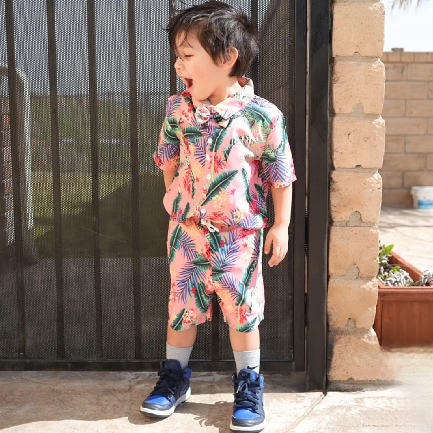HINTINA Toddler Beach Outfit Set for Boys Lightweight Comfortable in Summer