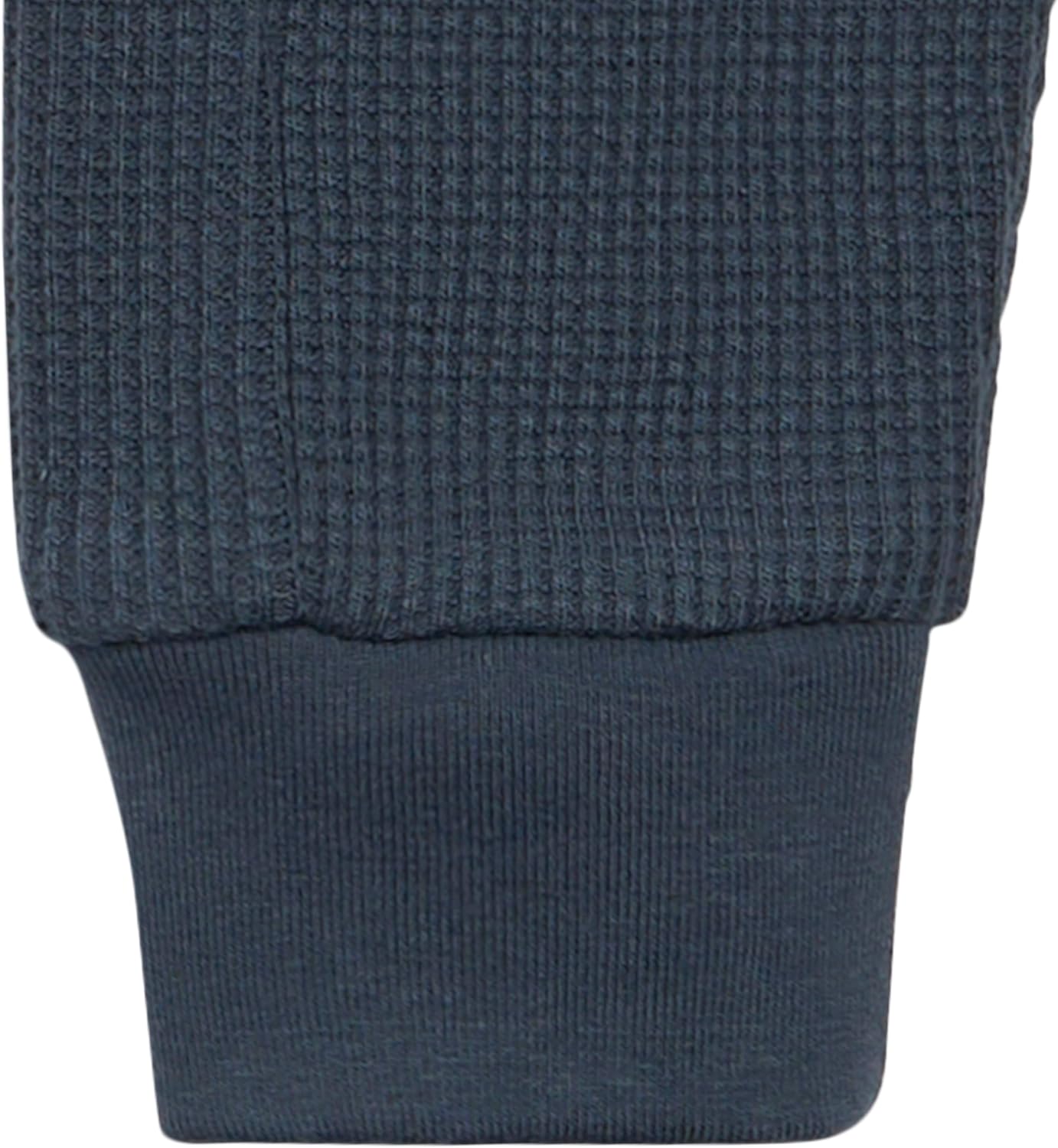 2-Piece Baby Set - Waffle Hoodie Pants Stretchy Cozy