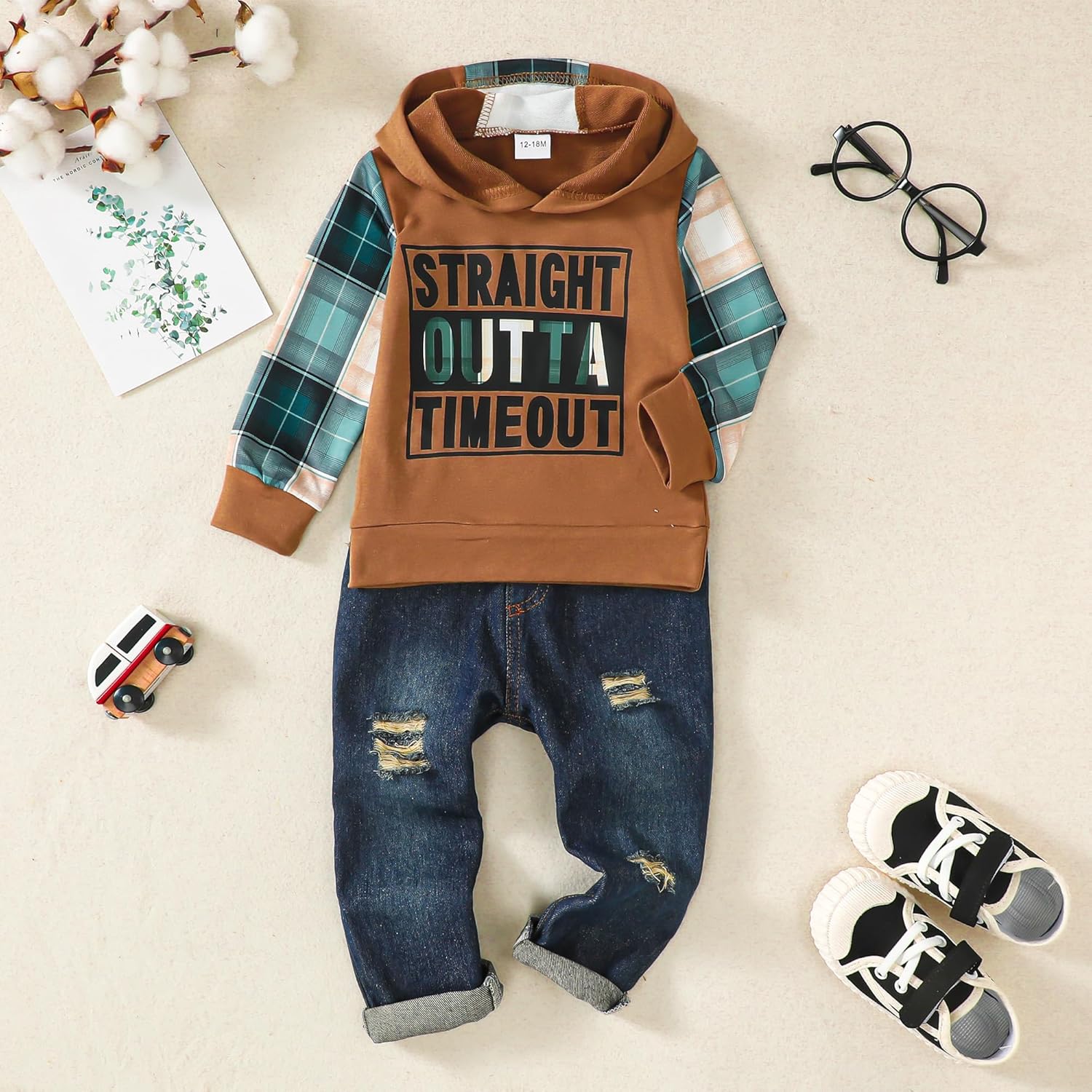 Saeaby Boys Cool Winter Outfit Set