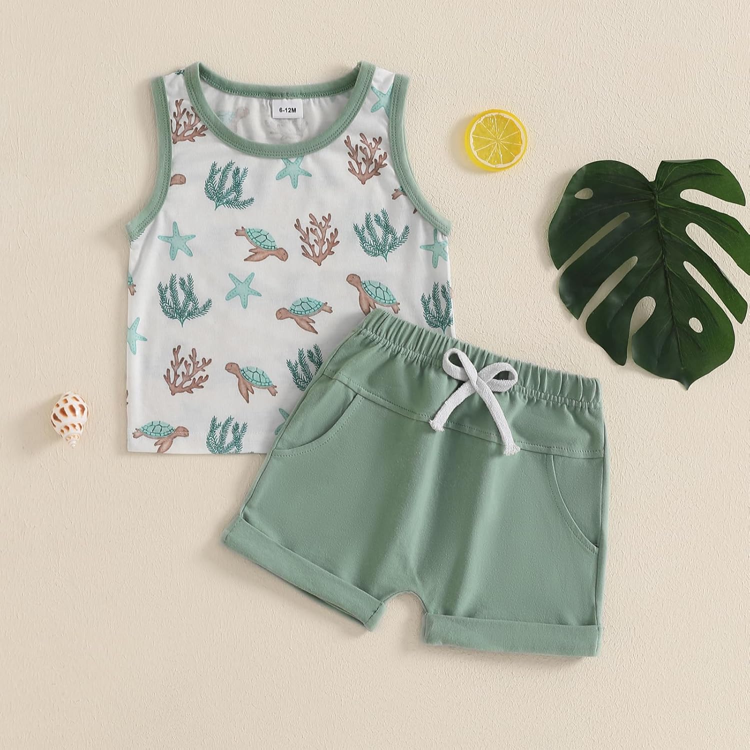 Meiweileya Baby Boy Summer Outfit Set
