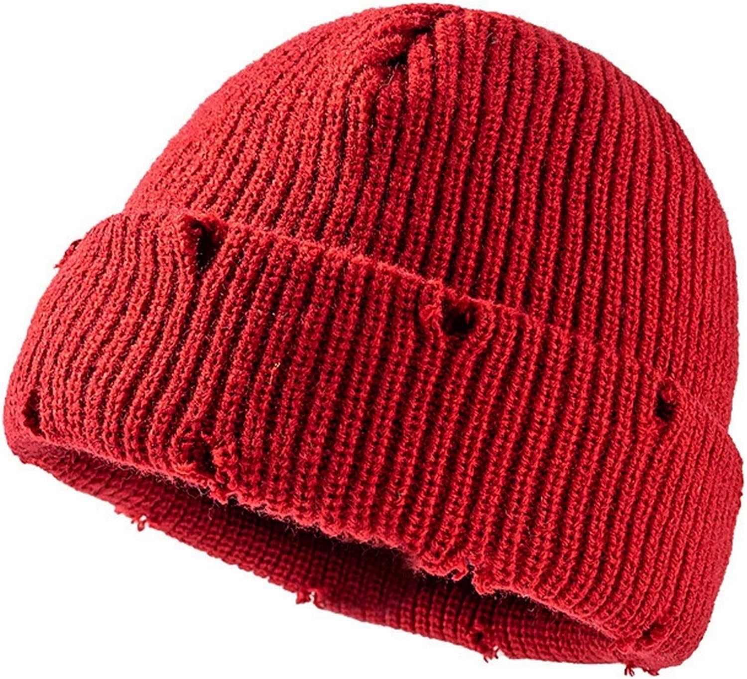 Melon Skin Beanie Cap Retro - Adjustable for Men Women