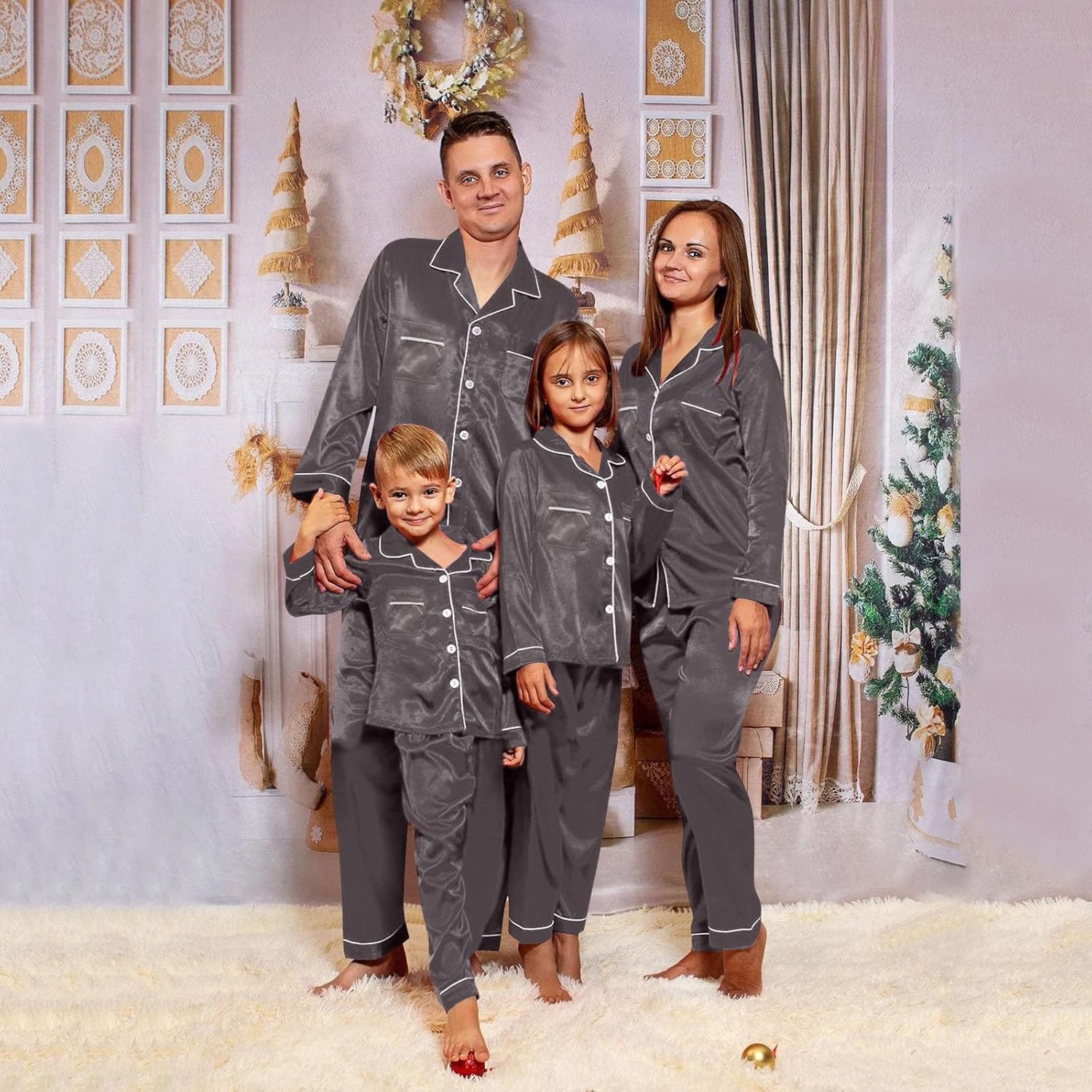 Matching Christmas Pajamas for Family Fun