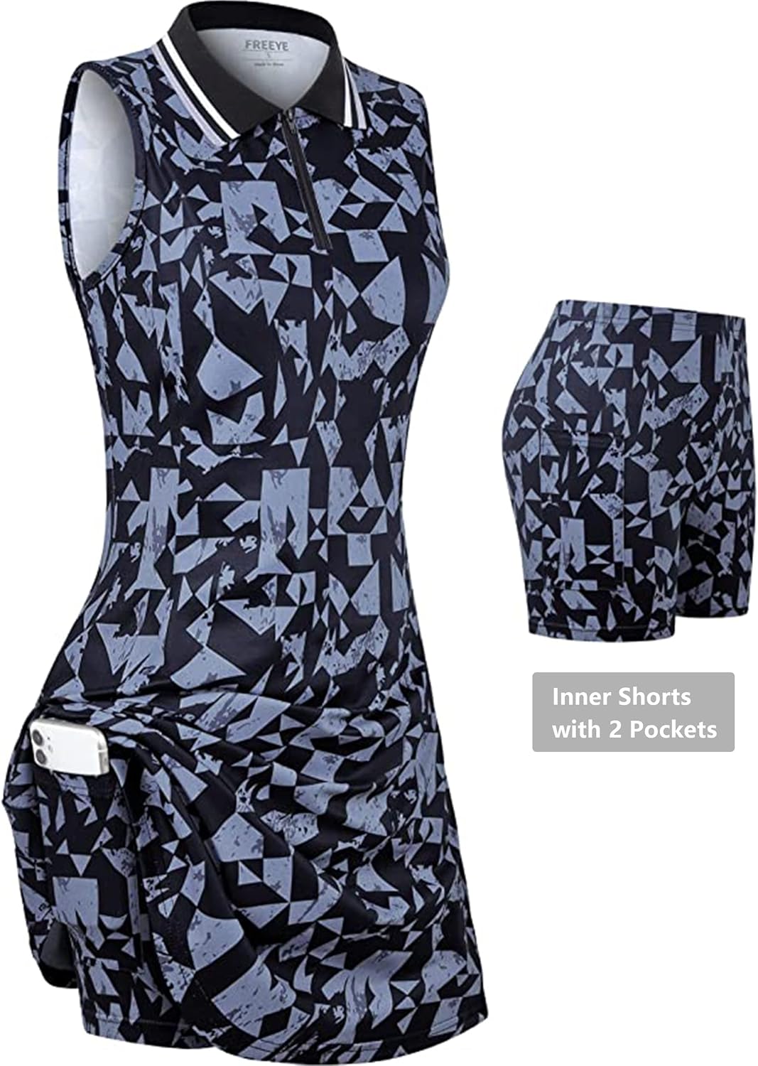 Exclusive Womens Golf Tennis Dress with Pocket for Exercise Daily