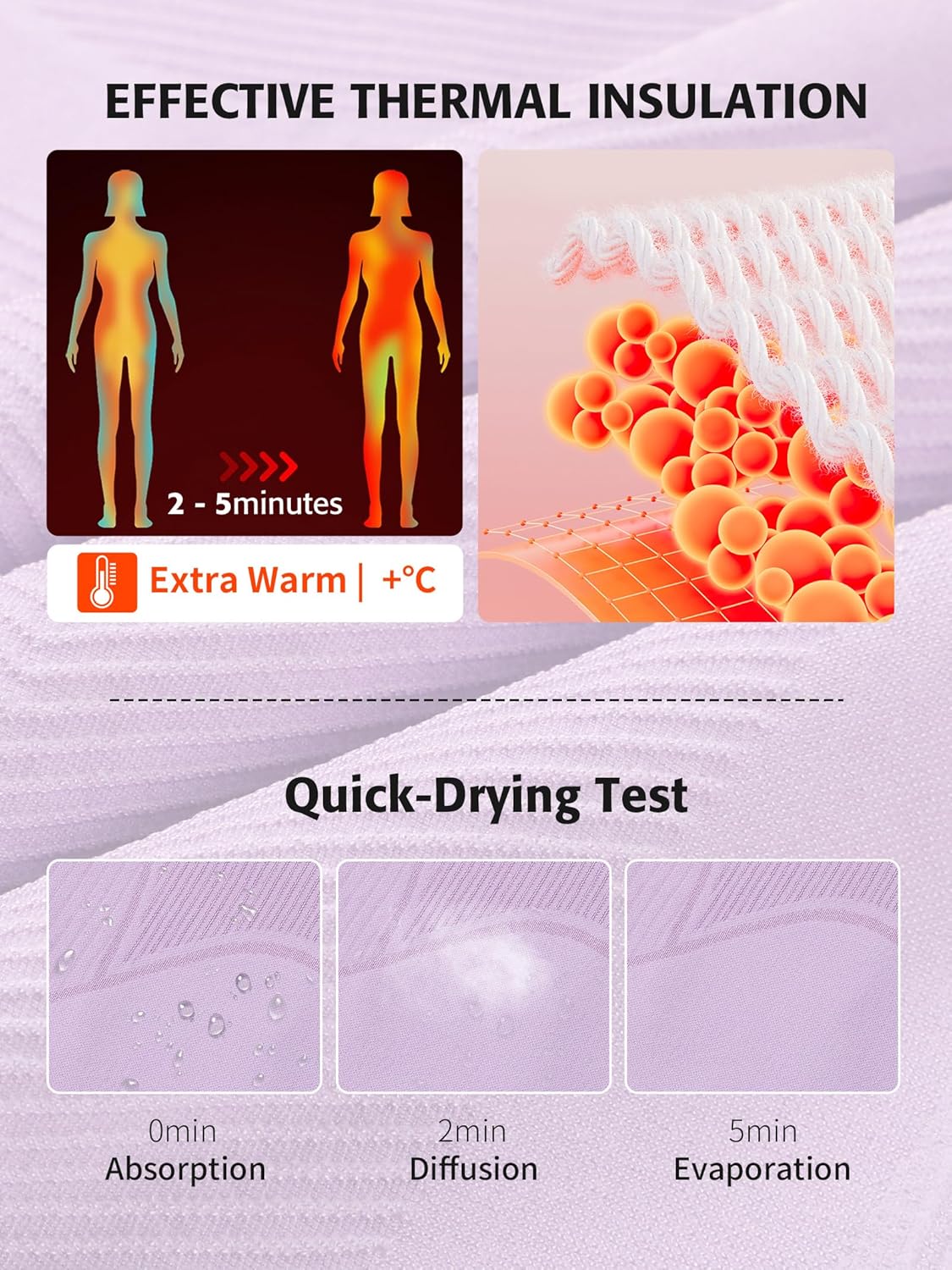 ATTRACO Thermal Set for Women