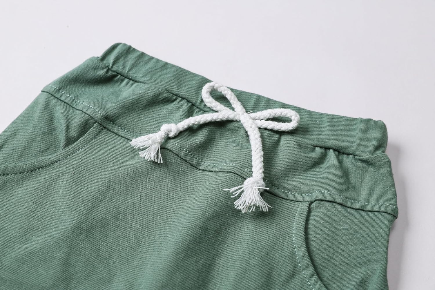 Soft Stretchy Toddler Boys Summer Outfit Set