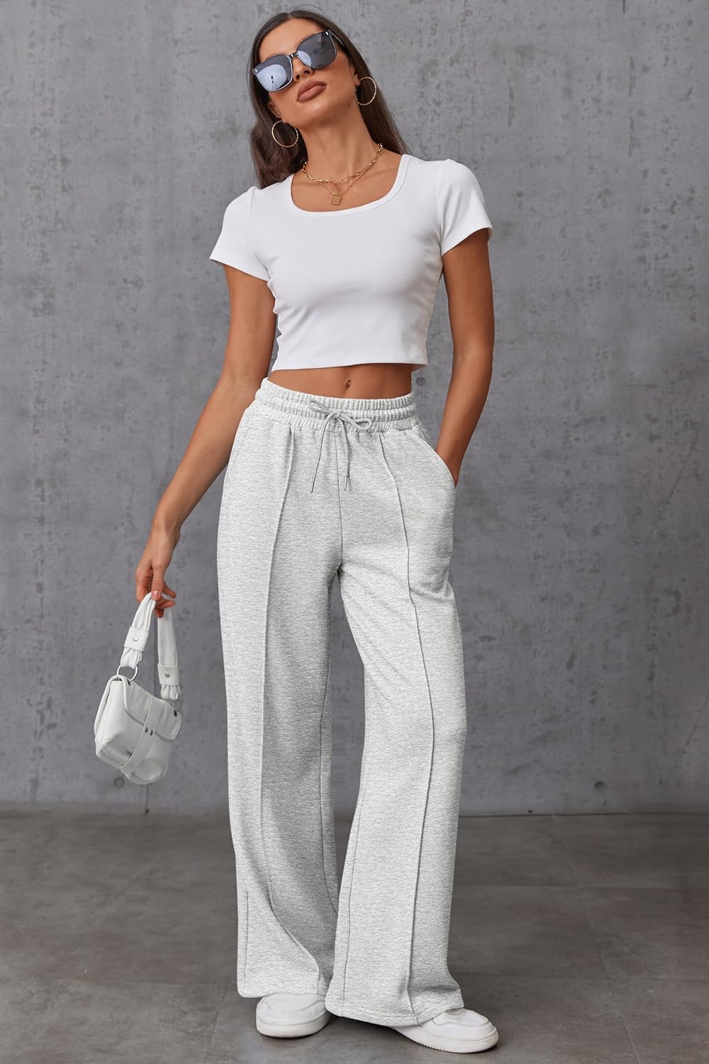 MI ROMIHO Womens Wide Leg Sweatpants