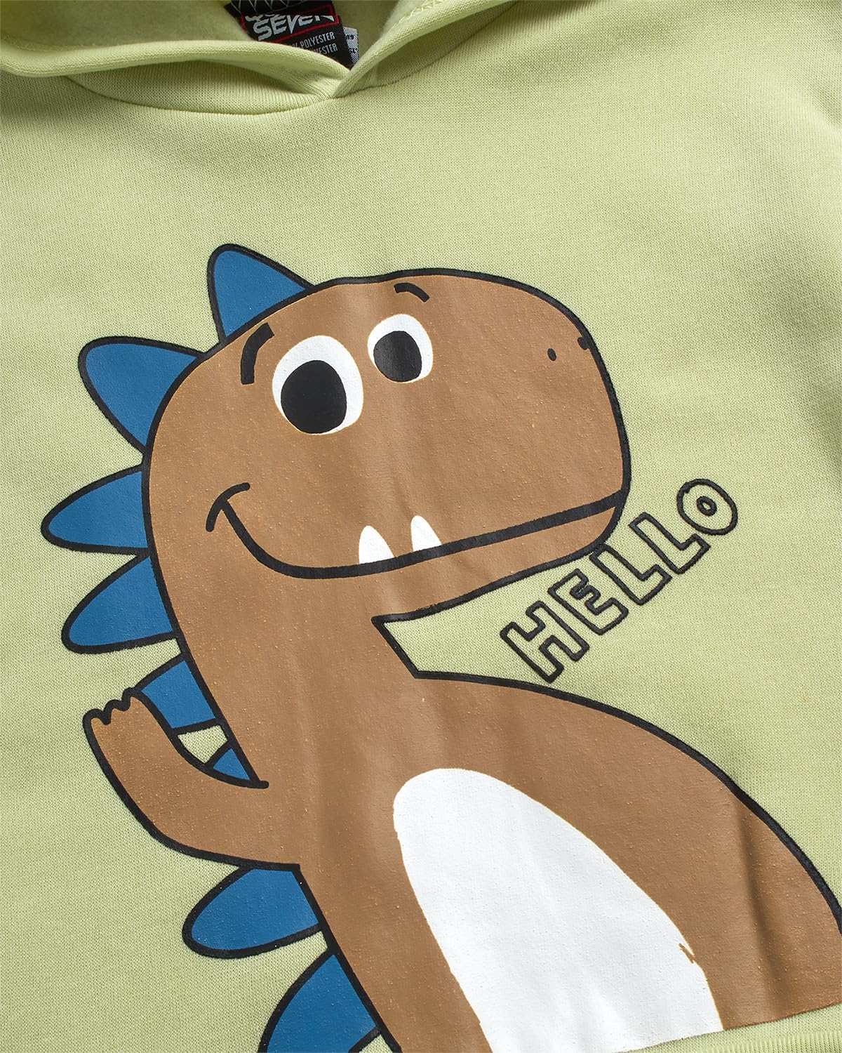 Toddler Boys Cozy Dinosaurs and Construction Printed Fleece Jogger Set