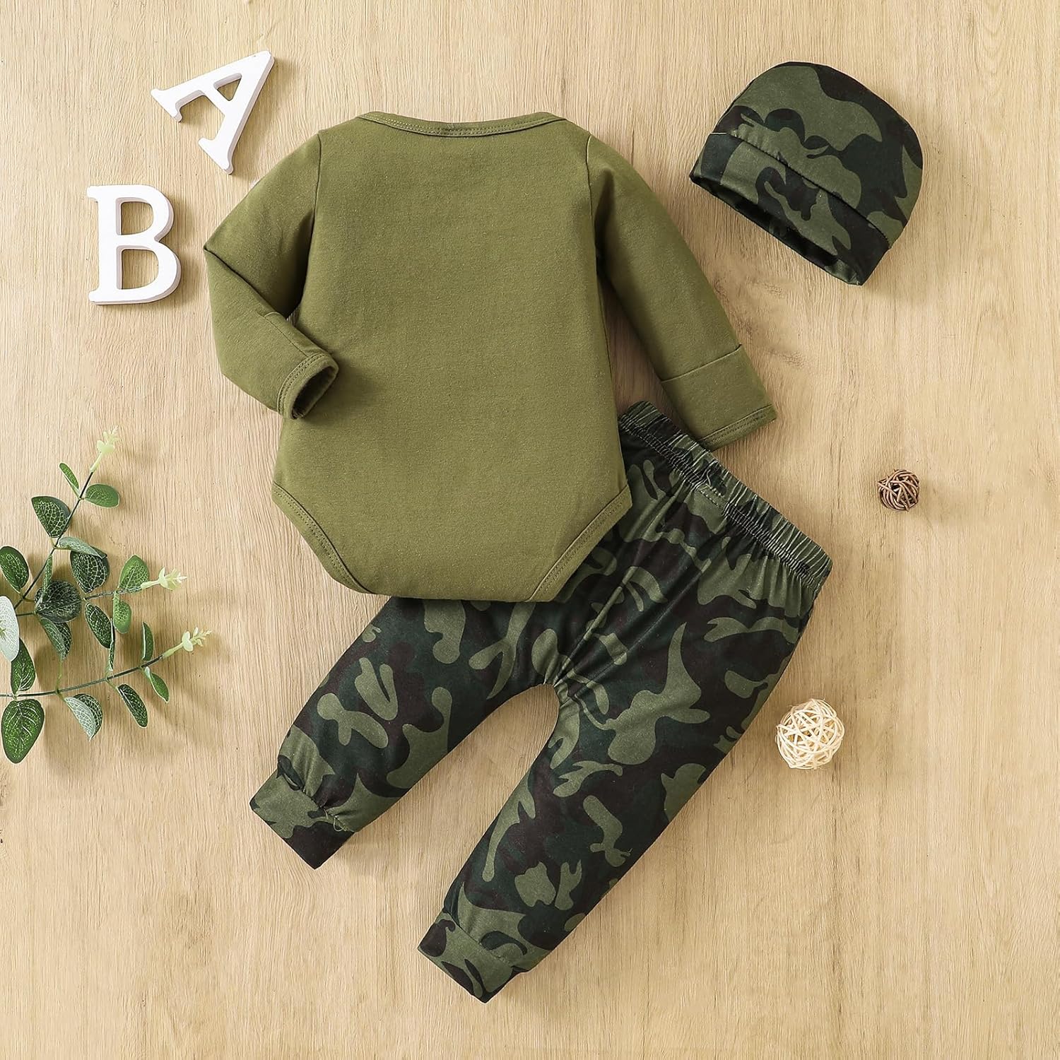 MVUOCR Toddler Boys Fall Romper Set
