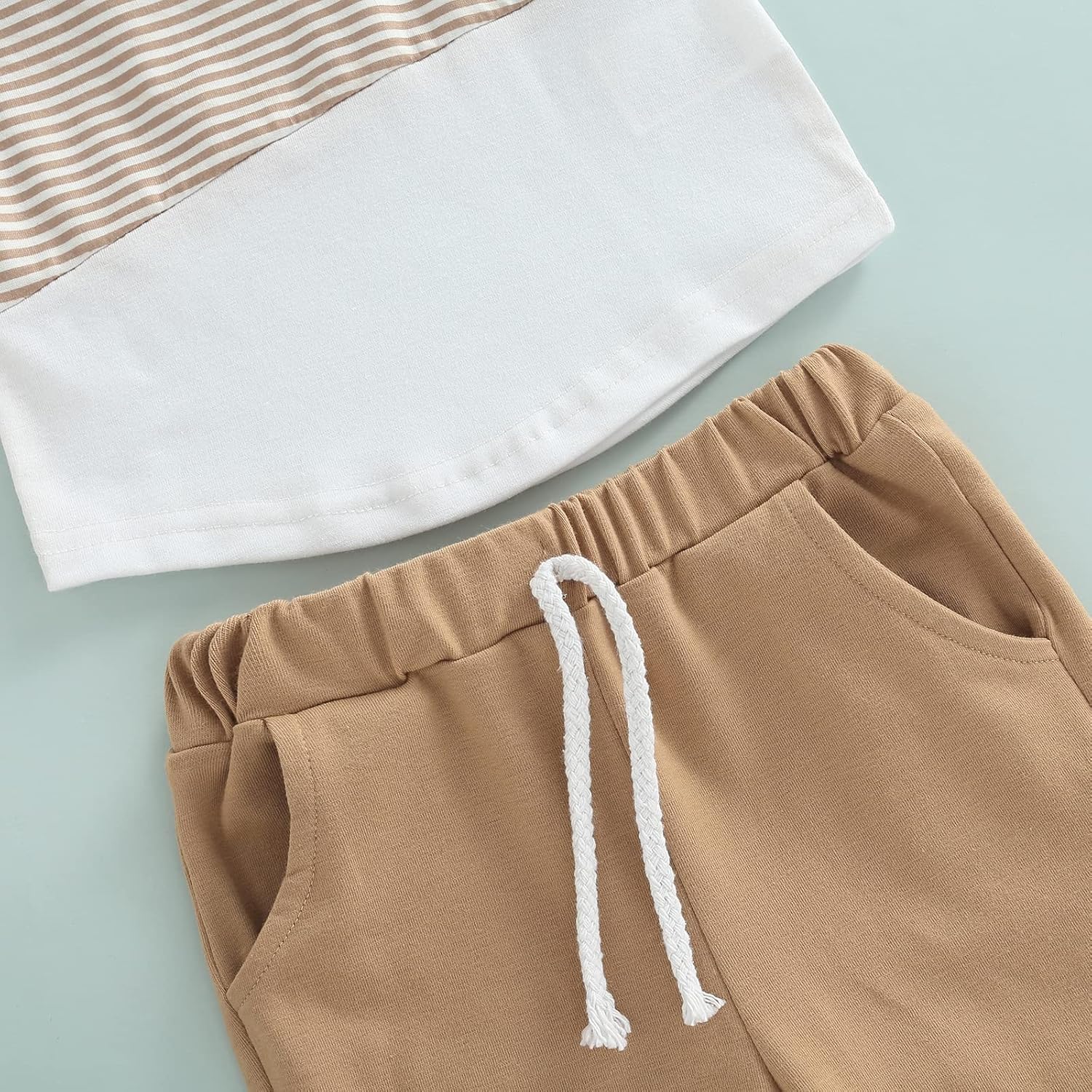 Mubineo Summer T-Shirt Shorts Set for Boys lounging wear