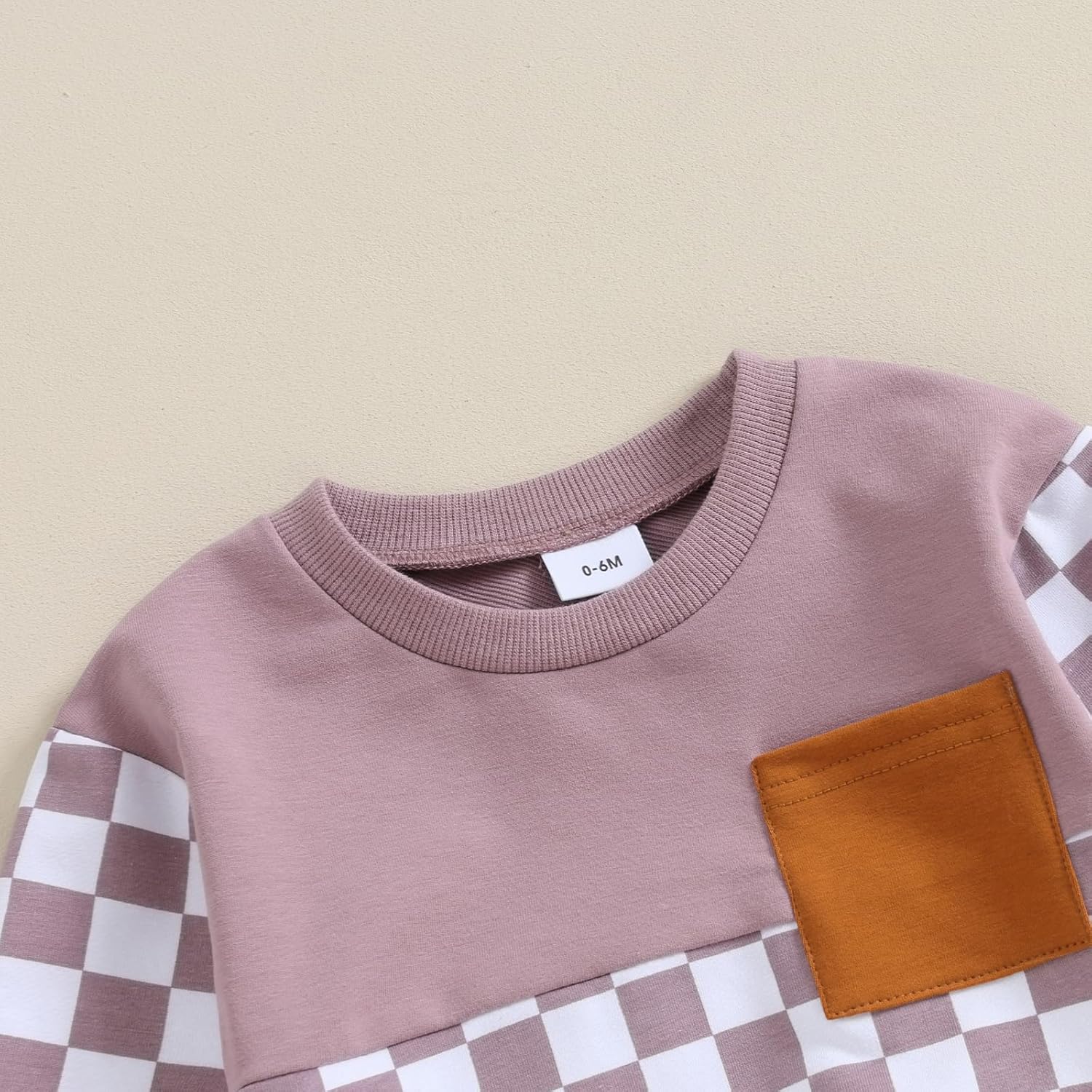 Toddler Baby Checkered Plaid Clothes Set 2Pcs