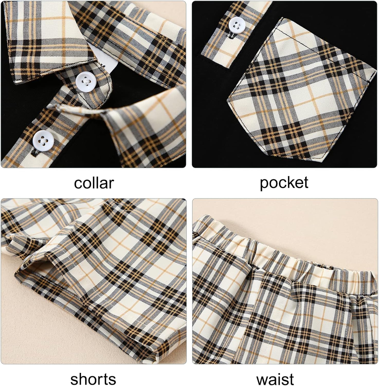 WESIDOM Toddler Boys Summer Clothing Set 2T 3T 4T 5T