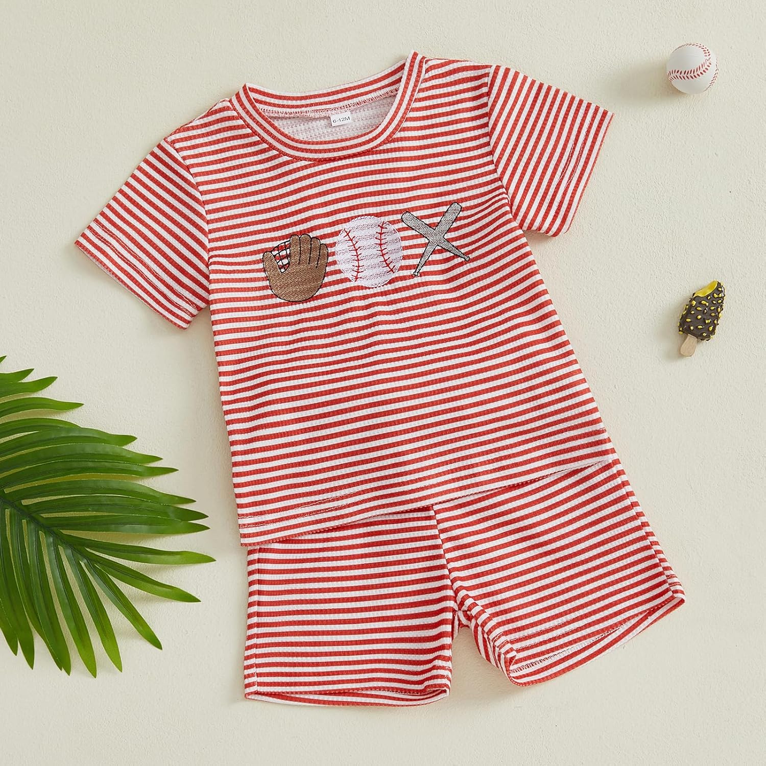 DSOKUHIB Toddler Baseball Outfit for Boys and Girls