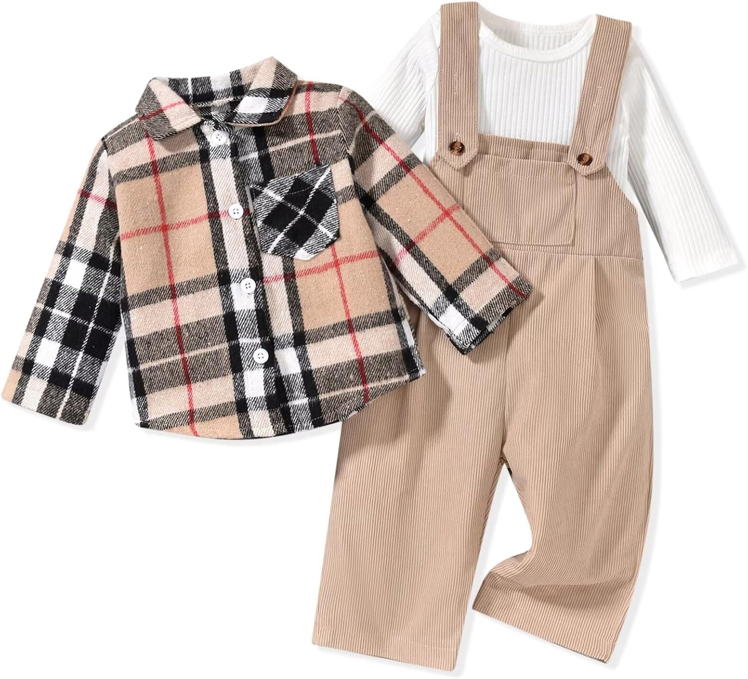 Unutiylo Toddler Boys Romper Set