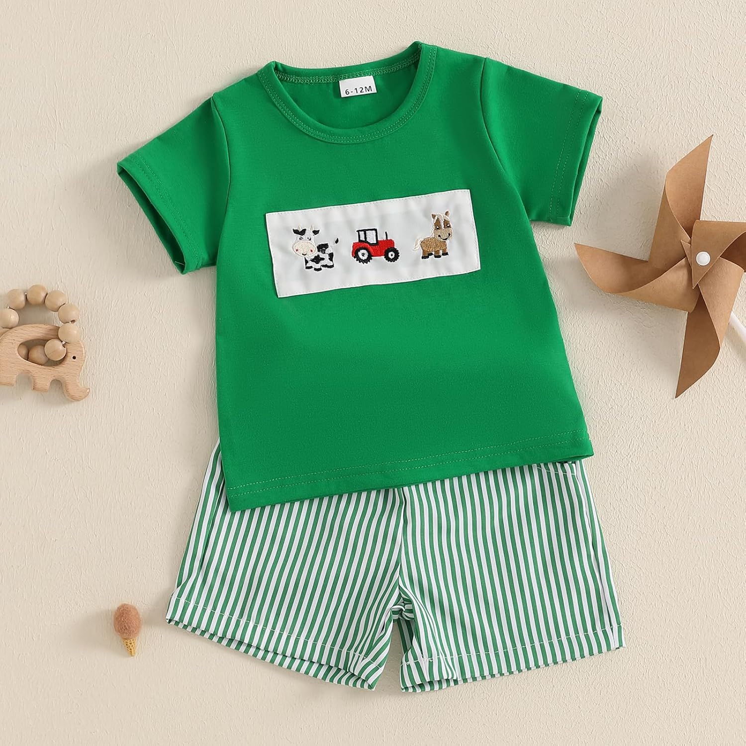 Covvoliy Baby Boy Summer Outfit Set