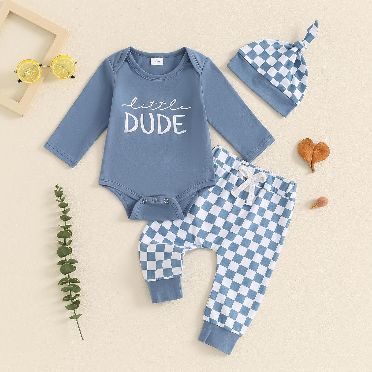 ZAXARRA Newborn Boys Fall Outfits Set