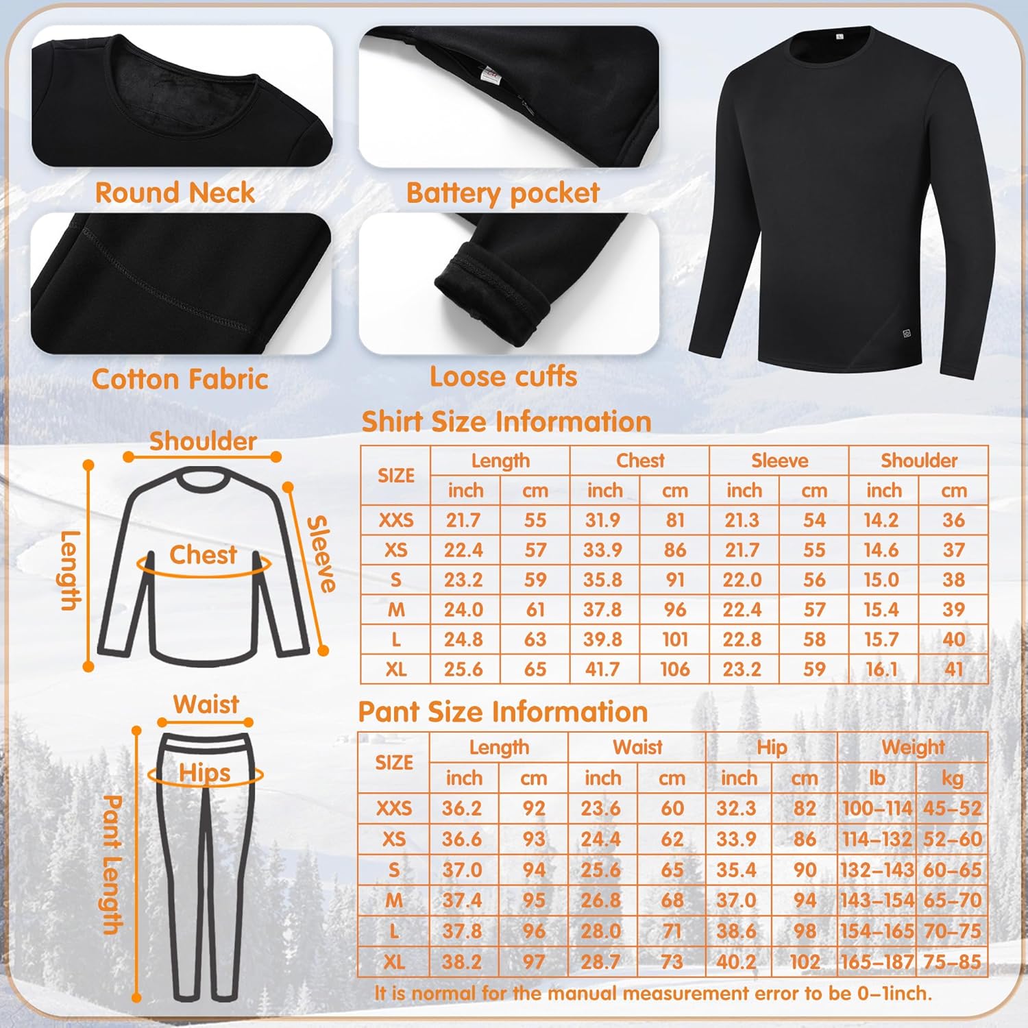 Warm Comfortable Hunting Thermal Top