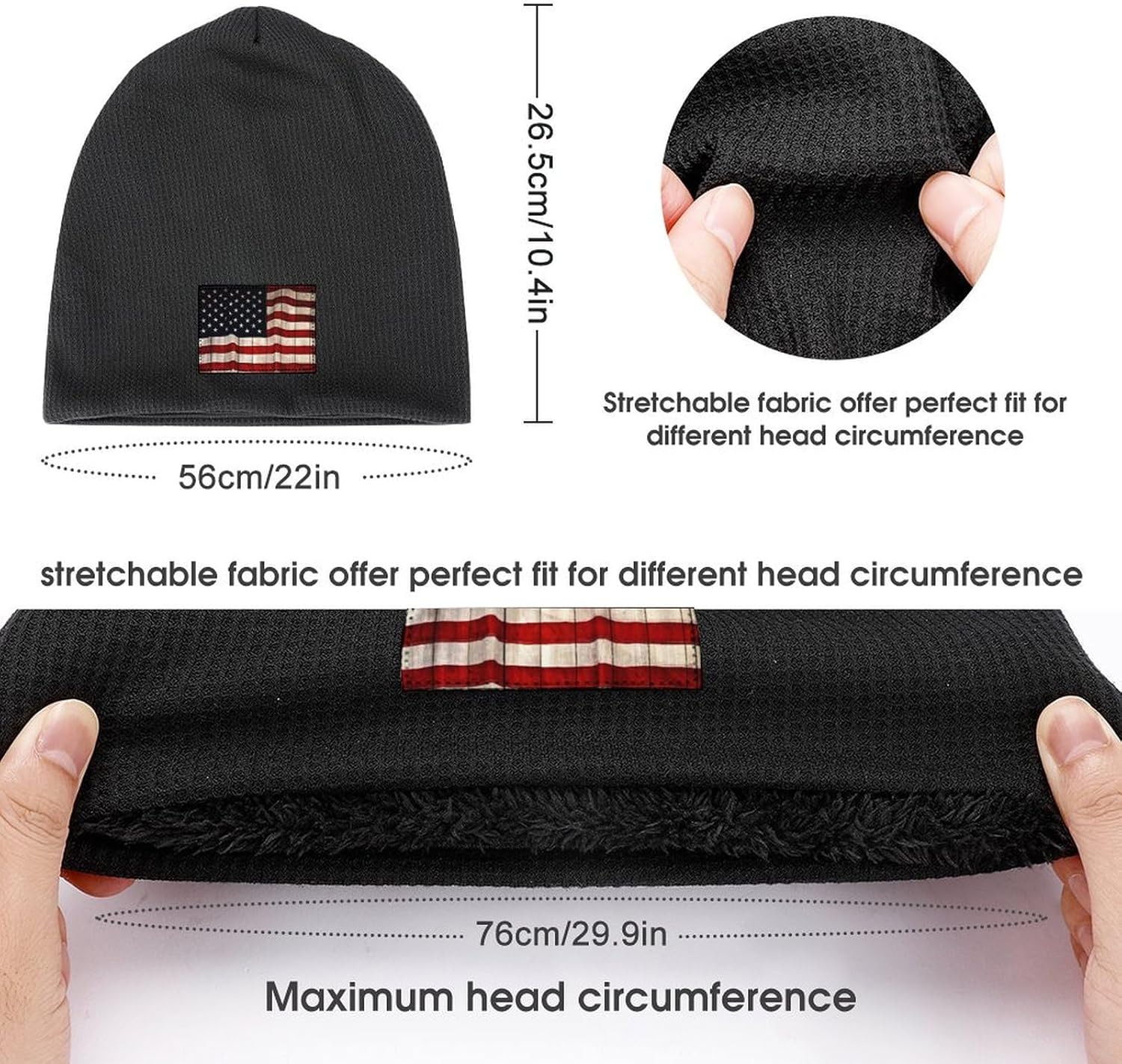 Beastly Fleece Skull Beanie