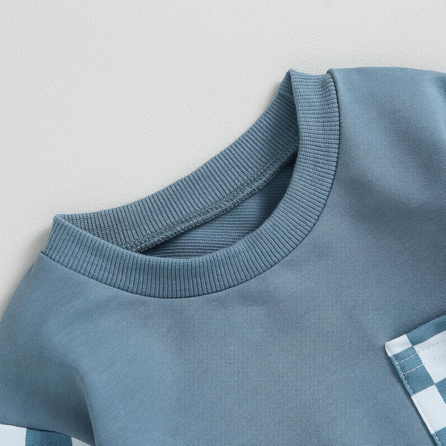 2-Piece Baby Boy Checkered Winter Outfit