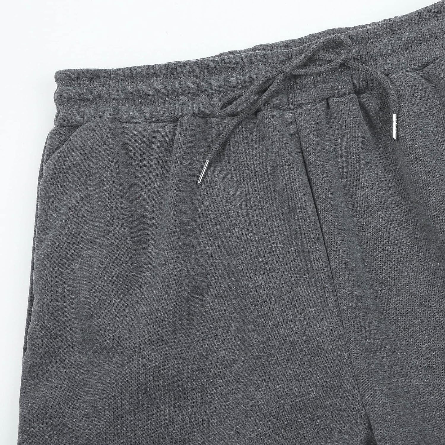 High Waisted Womens Cotton Joggers with Pockets