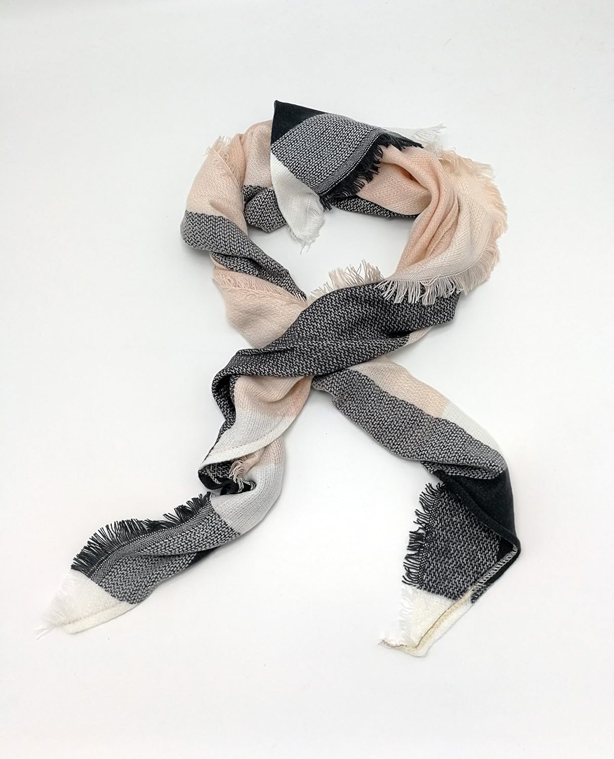Wander Agio Womens Fashionable Temperature-Resistant Shawl Plaid Print Comfortable Winter Wear