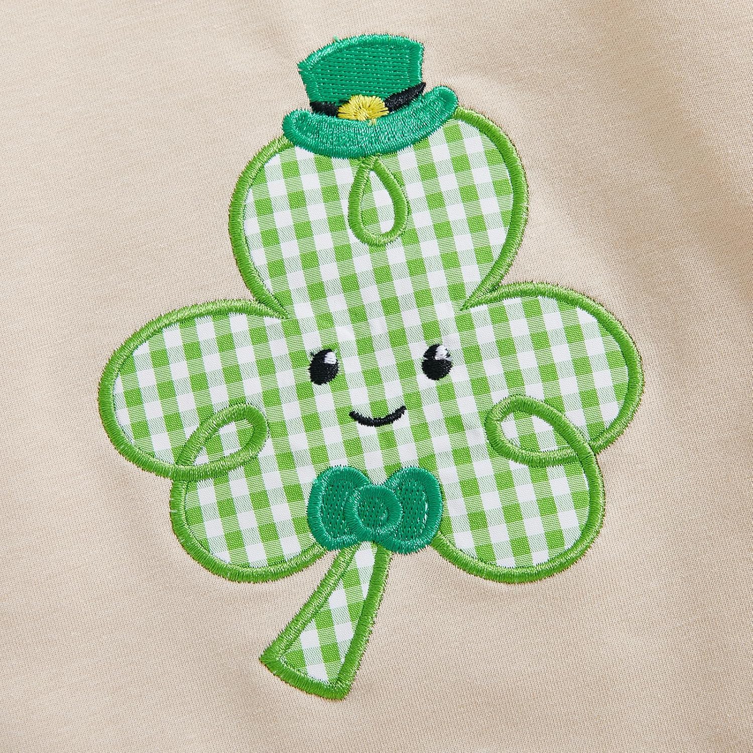 Socutebabe St Patricks Day Toddler Outfit Set