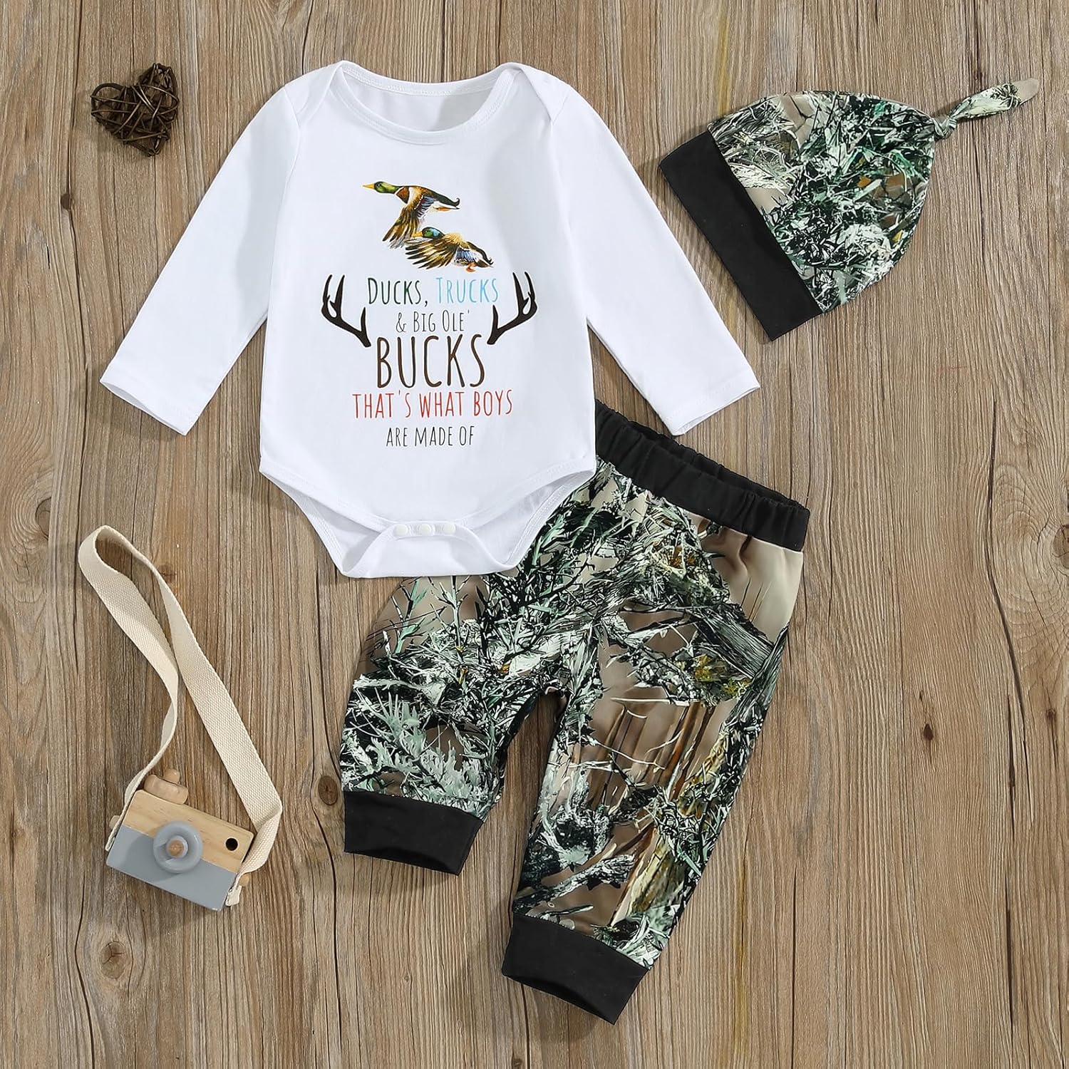 Hunting Duck Set for Newborn Baby Boy