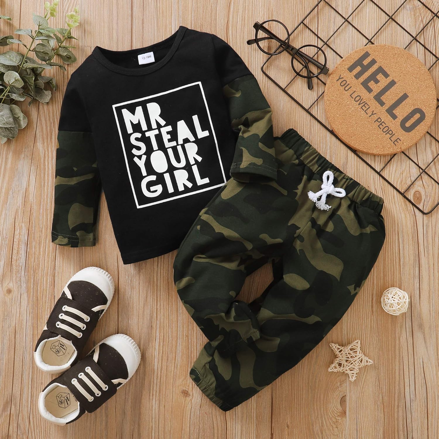 Kucnuzki Baby Toddler Shirt Pant Set