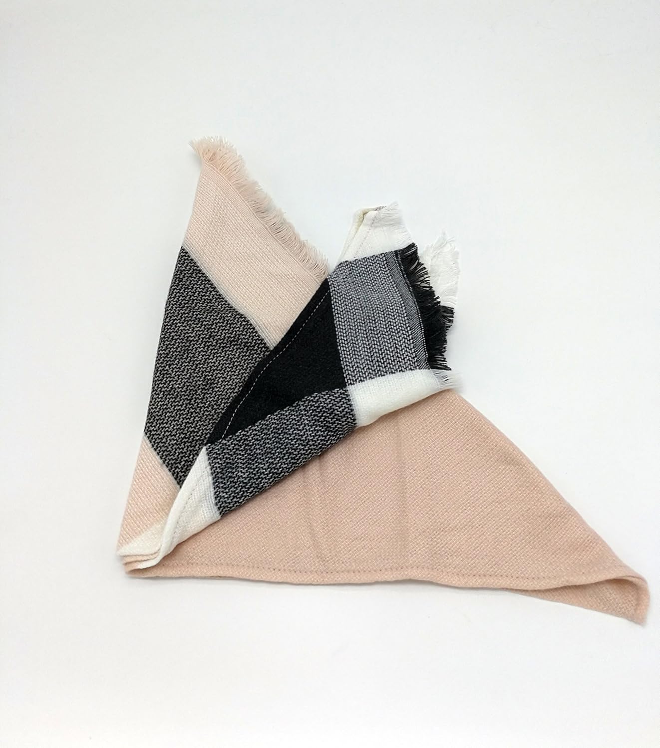 Wander Agio Womens Fashionable Temperature-Resistant Shawl Plaid Print Comfortable Winter Wear